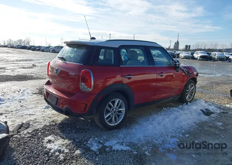 2014 Mini Countryman Cooper S из США, поврежденный, VIN WMWZC5C59EWM17119